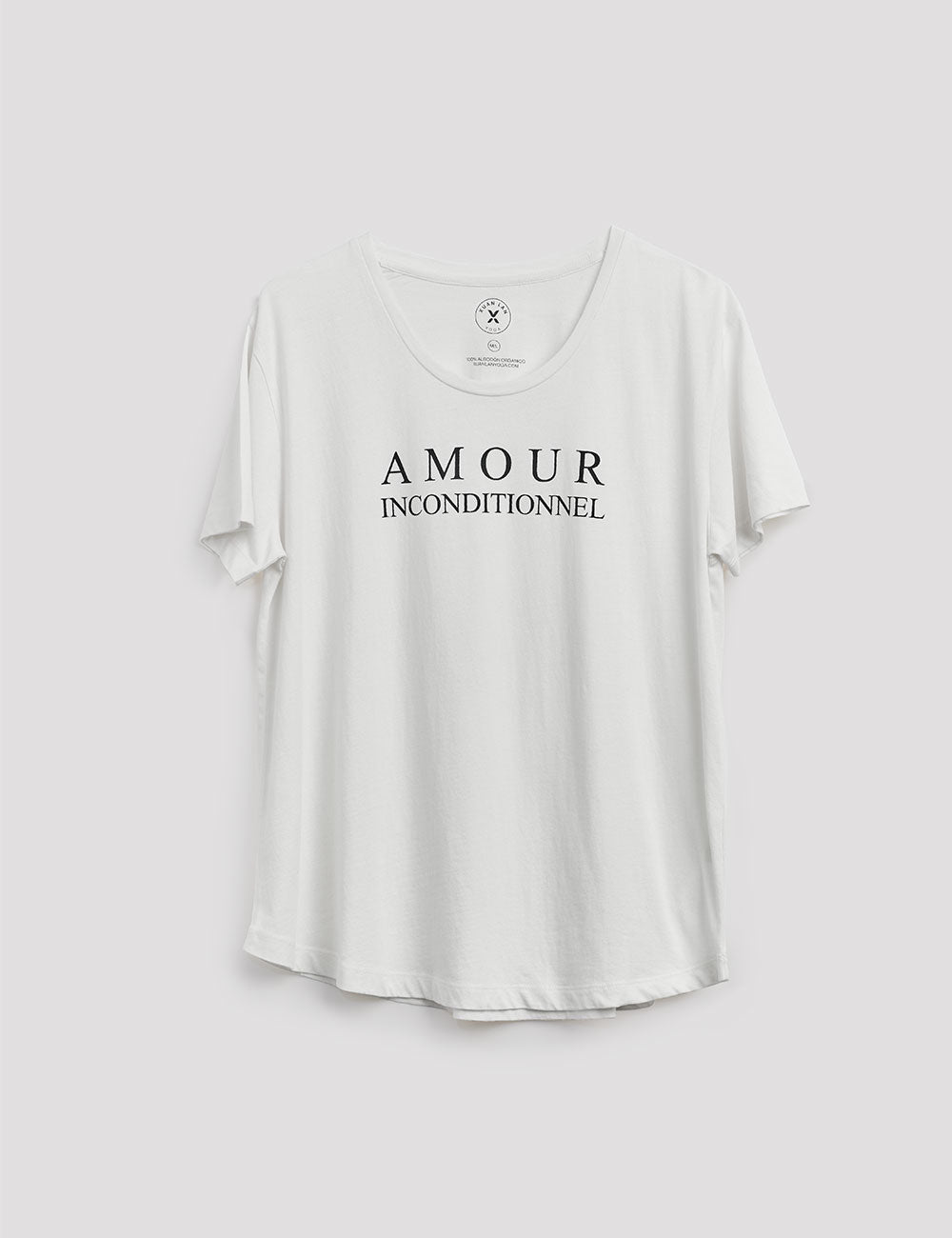 Camiseta Amour Inconditionnel algodón orgánico