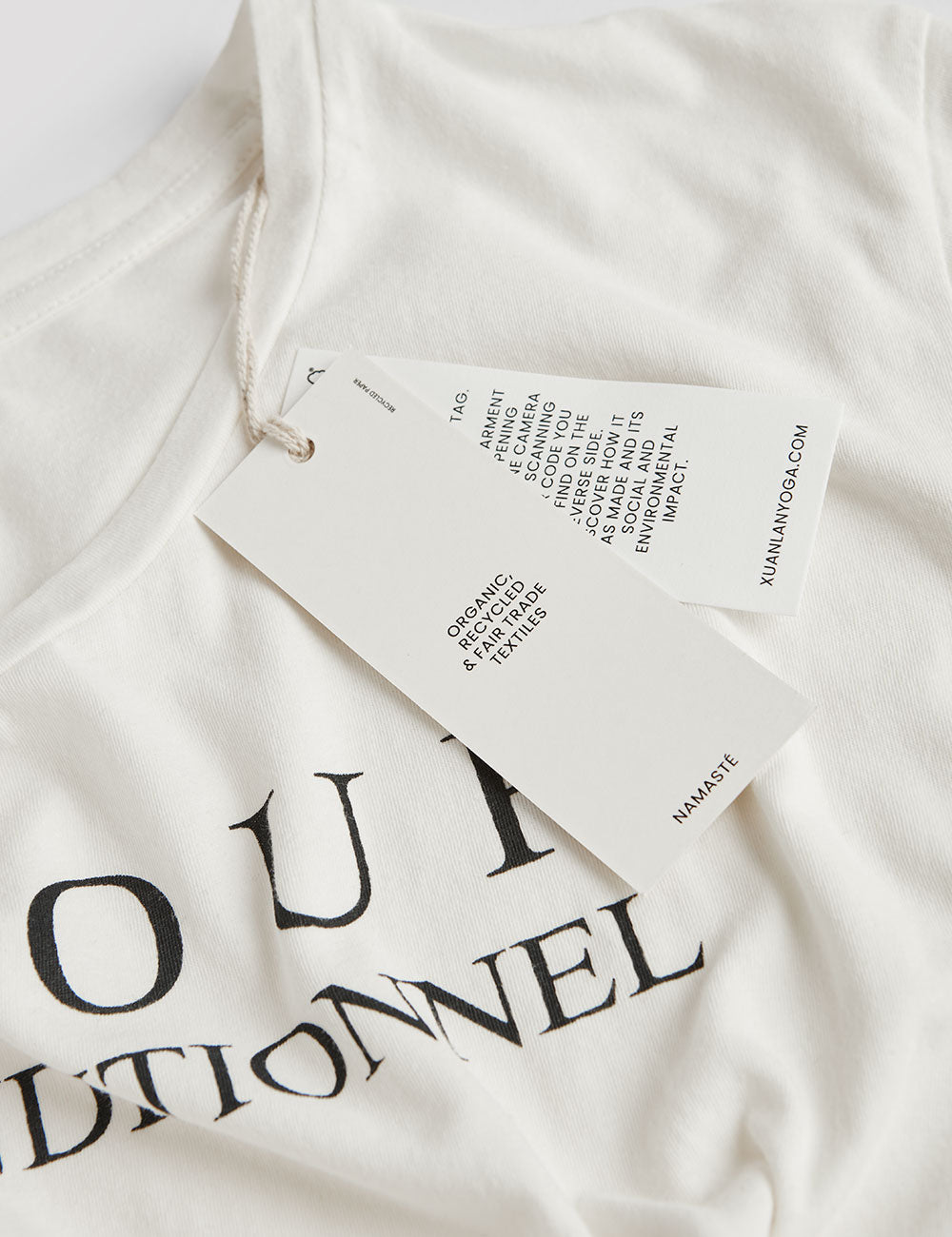 Camiseta Amour Inconditionnel algodón orgánico