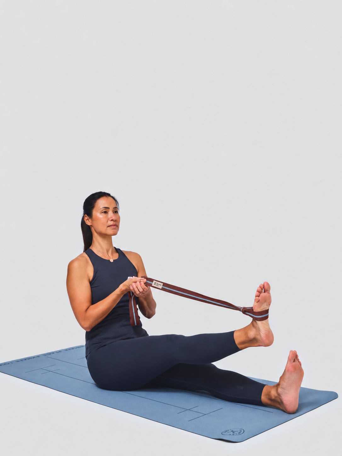 Correa para esterilla de yoga marrón