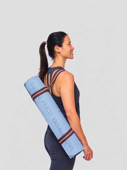 Correa para esterilla de yoga marrón