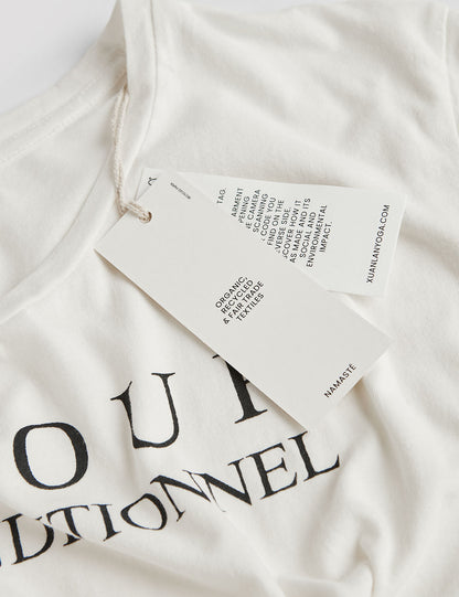 Camiseta Amour Inconditionnel algodón orgánico